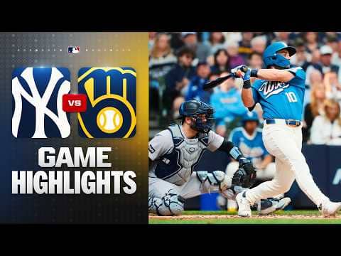 Yankees vs. Brewers Game Highlights (5/8/26) | MLB Highlights