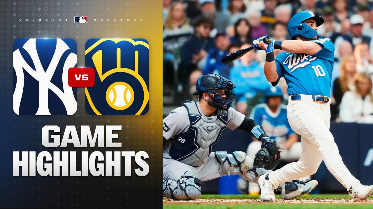 Yankees vs. Brewers Game Highlights (5/8/26) | MLB Highlights