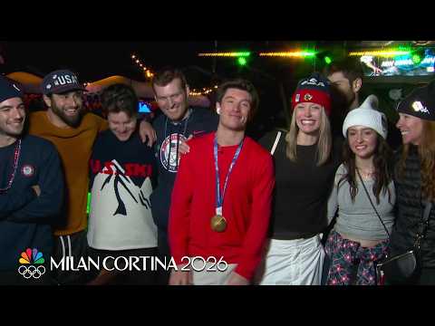 Alex Ferreira: Gold medal win is a 'euphoric' feeling | Winter Olympics 2026 | NBC Sports