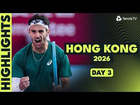 Musetti Starts His Year; Rublev, Wong & Diallo Also Feature | Hong Kong 2026 Day 3 Highlights
