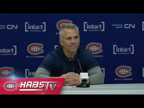 Martin St-Louis addresses the media at practice | PRESS CONFERENCE