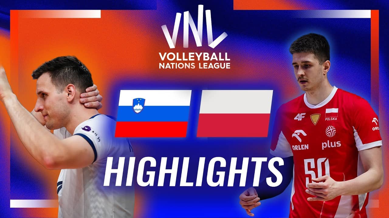 Slovenia🇸🇮 vs. Poland🇵🇱 - Highlights | Week 1 | Men's VNL 2026