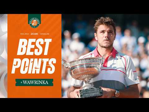 Stan Wawrinka best points at Roland-Garros