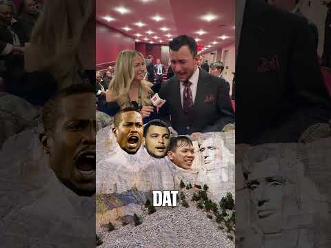 Johnny Football’s Mt. Rushmore!