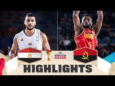 Egypt 🇪🇬 v Angola 🇦🇴 | Highlights | FIBA Basketball World Cup 2027 African Qualifiers