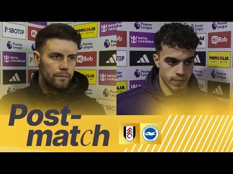 POST-MATCH | Hurzeler And Ayari | Fulham v Brighton