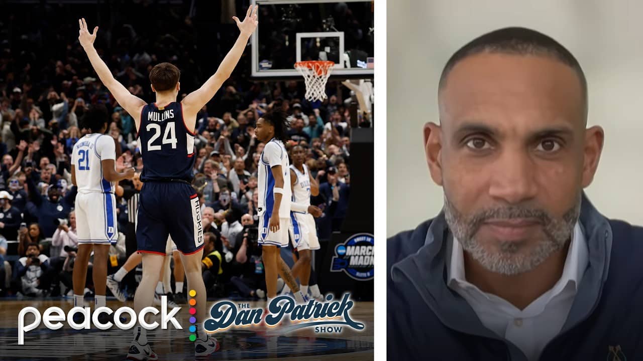 Grant Hill shares courtside view of Braylon Mullins' game-winner | Dan Patrick Show | NBA on NBC