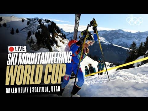 🔴 LIVE 2025 ISMF Ski Mountaineering | Mixed Relay | World Cup | Solitude
