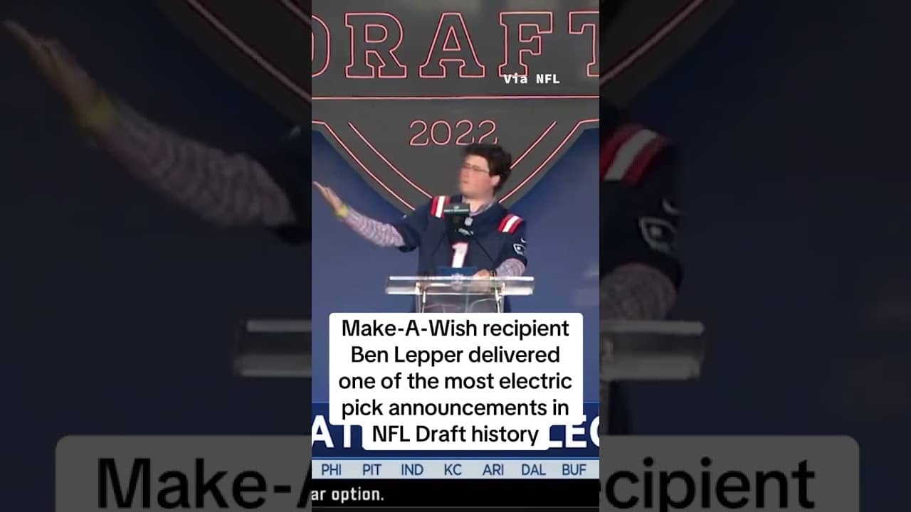 This was quite the moment at the 2022 NFL Draft ❤️