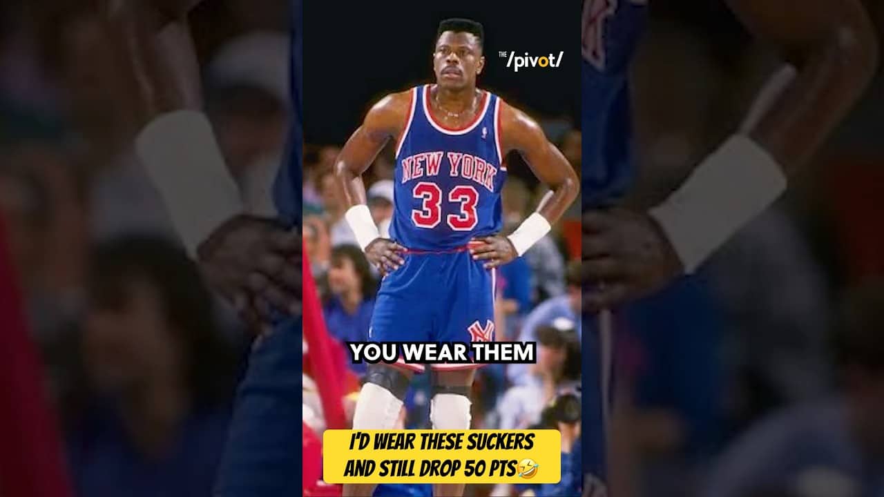 “I love my knee pads” Patrick Ewing isn’t parting ways with these bad boys no matter what 🤣