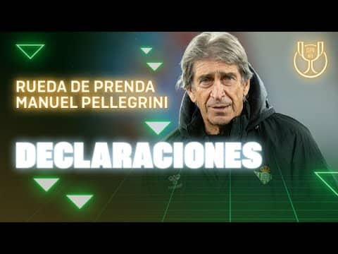 Rueda de prensa de Manuel Pellegrini tras el #TorrentCFRealBetis 🗣🎙 | Real BETIS Balompié