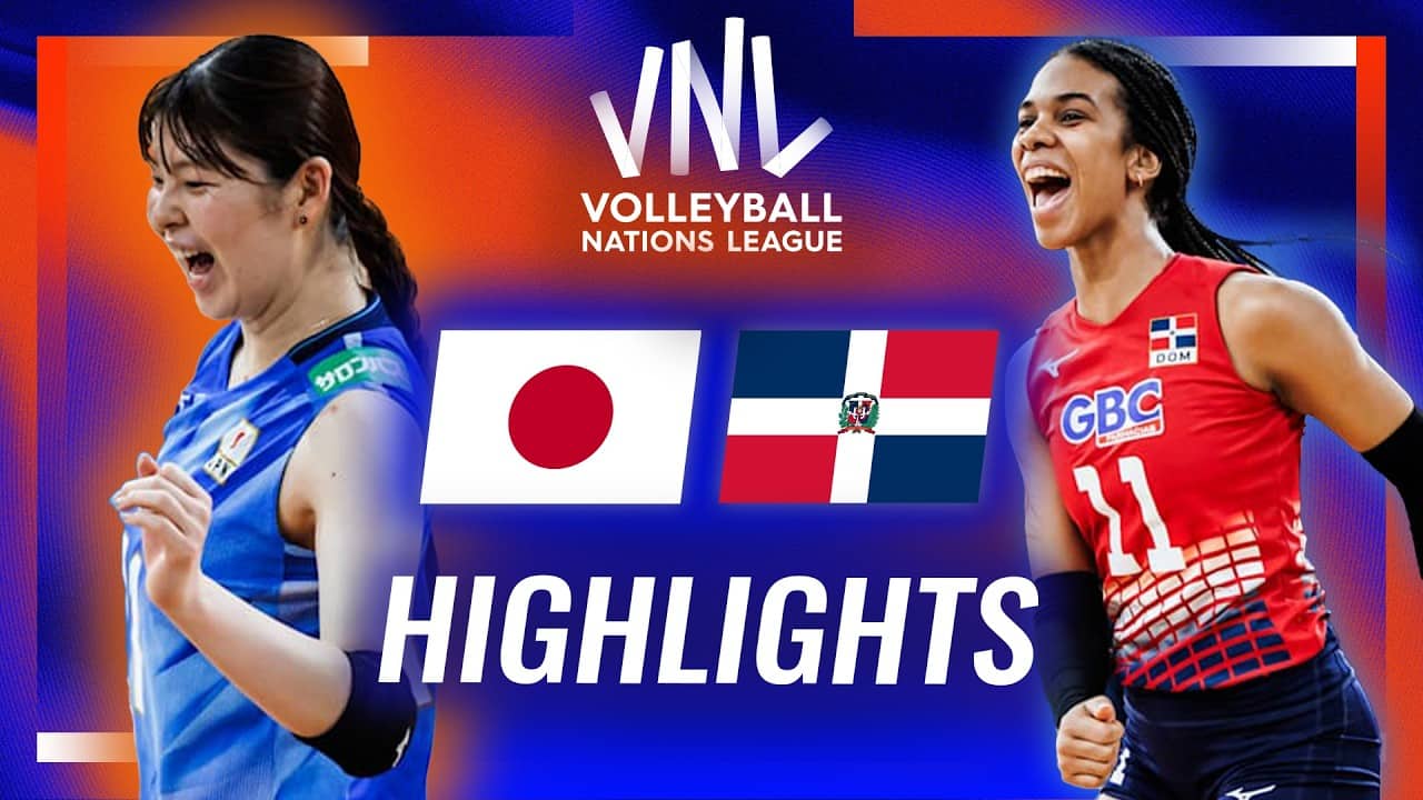 Japan 🇯🇵 vs. Dominican Republic 🇩🇴 - Highlights | Week 2 | Women's VNL 2026