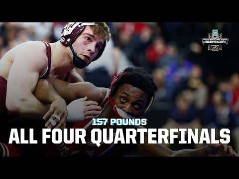 Complete 157 pound quarterfinals - 2025 NCAA wrestling championships