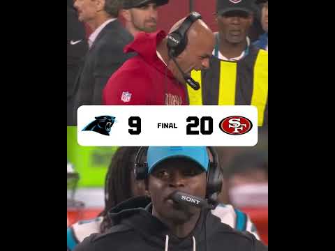 Niners take care of business against the Panthers 💪