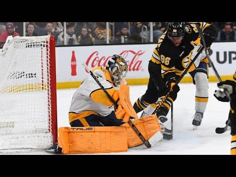 David Pastrnak and the Bruins put on a CLINIC in OVERTIME!