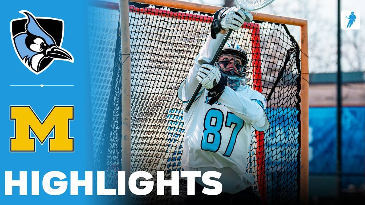 Johns Hopkins vs Michigan | NCAA College Lacrosse | Highlights - March 21, 2026