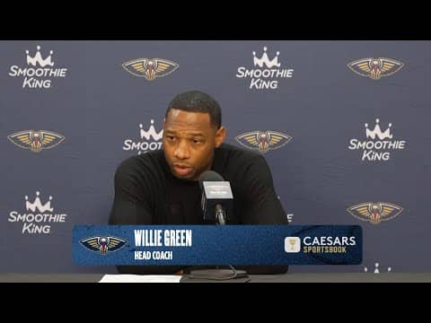 Willie Green interview | Pelicans-Grizzlies Postgame 10/22/2025