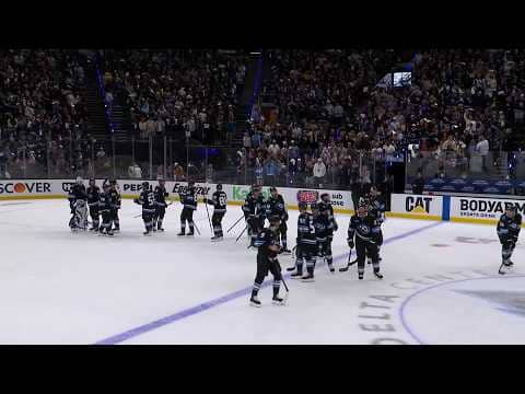 TUSKS UP! Utah Mammoth win first ever home playoff game!