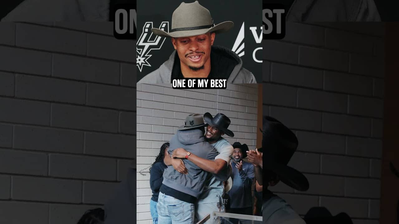 one big family 🤠 #Spurs #NBA #keldonjohnson