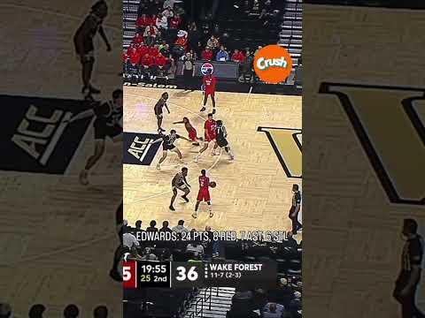 B.J. Edwards did it all and then some 📊 #smumustangs #collegebasketball #accbasketball #highlights