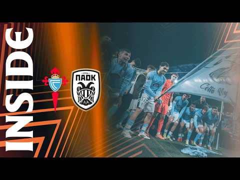 Unha noite de EUROPA, outra noite TOLA 🎶🔥 Inside Celta 25/26