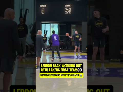 LeBron ain't a G league player anymore😭