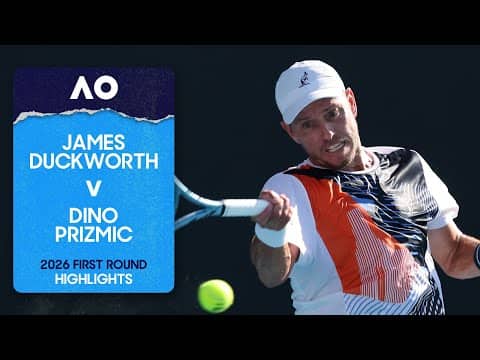 James Duckworth v Dino Prizmic Highlights | Australian Open 2026 First Round