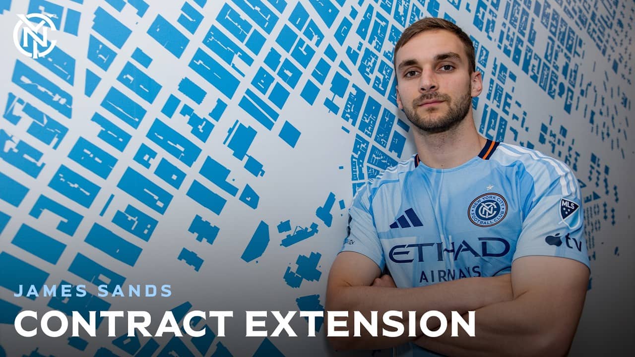 New York City FC Re-Signs Midfielder James Sands | Interview