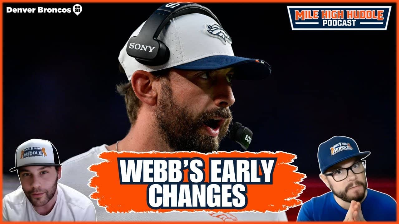 Early Changes Davis Webb has Made as Denver Broncos OC | MHH Podcast