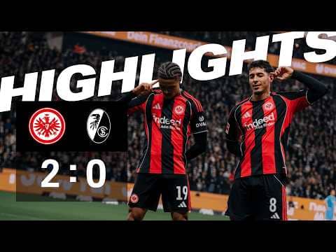 Chaibi und Bahoya zaubern Freiburg weg I Highlights Eintracht Frankfurt – SC Freiburg