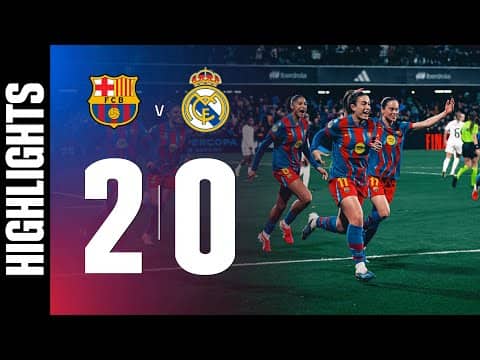 HIGHLIGHTS | FC BARCELONA 2 vs 0 REAL MADRID | SPANISH SUPER CUP FINAL 🔵🔴