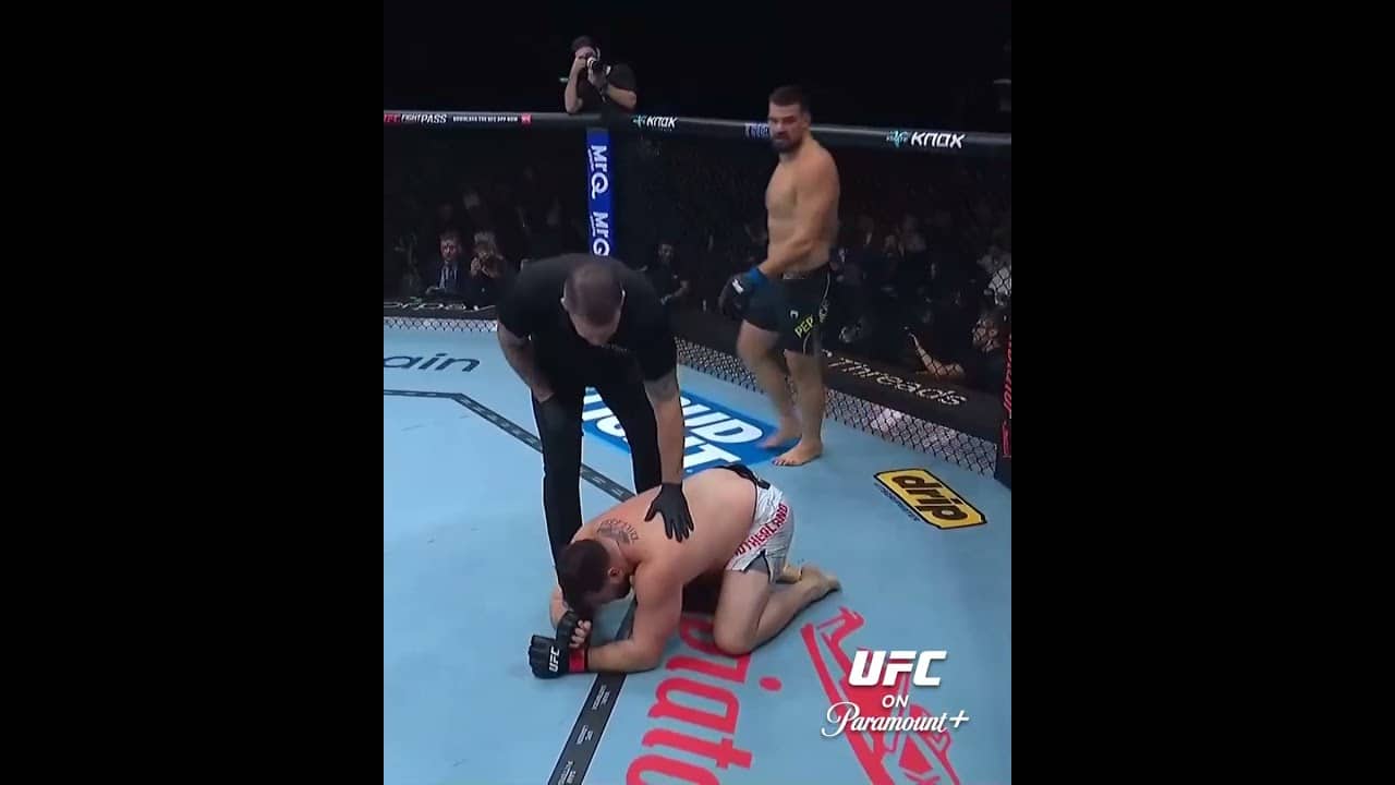 Brando Peričić gets the TKO #ufclondon