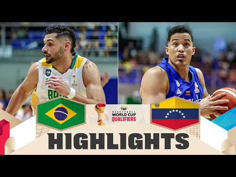 Brazil 🇧🇷 v Venezuela 🇻🇪 | Highlights | FIBA Basketball World Cup 2027 Americas Qualifiers