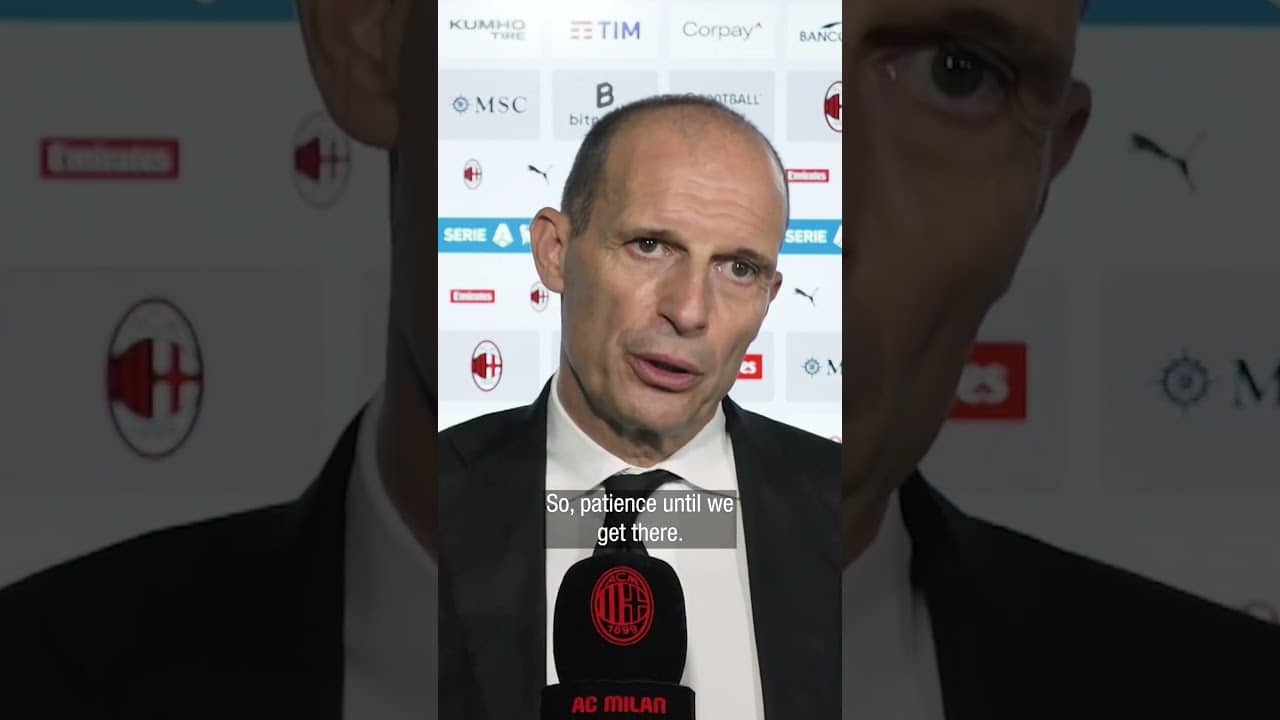 Coach Allegri after #MilanJuve | #Shorts