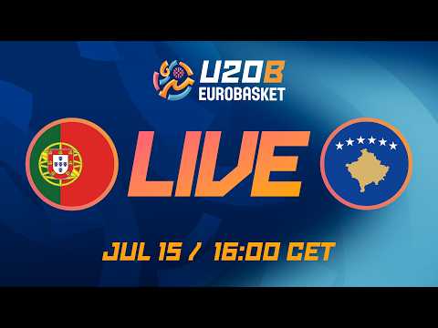 LIVE - Portugal v Kosovo | FIBA U20 EuroBasket 2026 Division B | Group Phase