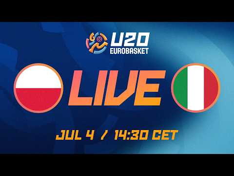 LIVE - Poland v Italy | FIBA U20 Women's EuroBasket 2026 | Group Phase