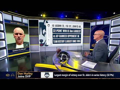 Dan Hurley on UConn's dominant win vs. St. John's & Alex Karaban's leadership 👏 | SC with SVP