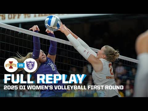 Iowa State vs. St. Thomas: 2025 NCAA volleyball first round | FULL REPLAY