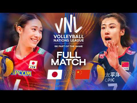 Japan 🇯🇵 vs. China 🇨🇳 | VNL 2025 - Full Match | Week 2