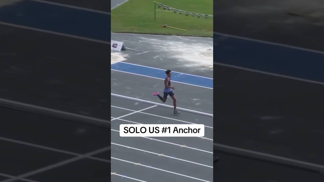No competition, no problem #trackandfield #4x800relay #floridarelays