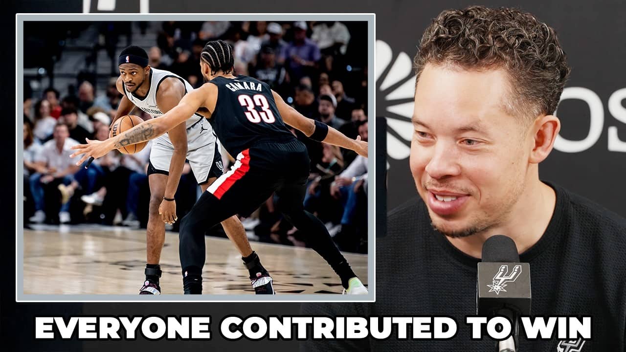 Mitch Johnson on Getting Good Contributions From the Entire Time in Win vs. Portland