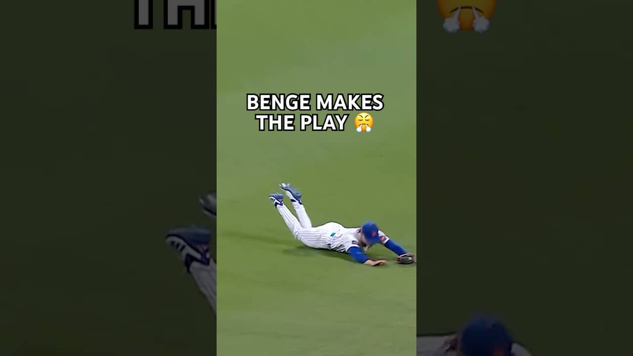 Carson Benge with the diving catch! 👏