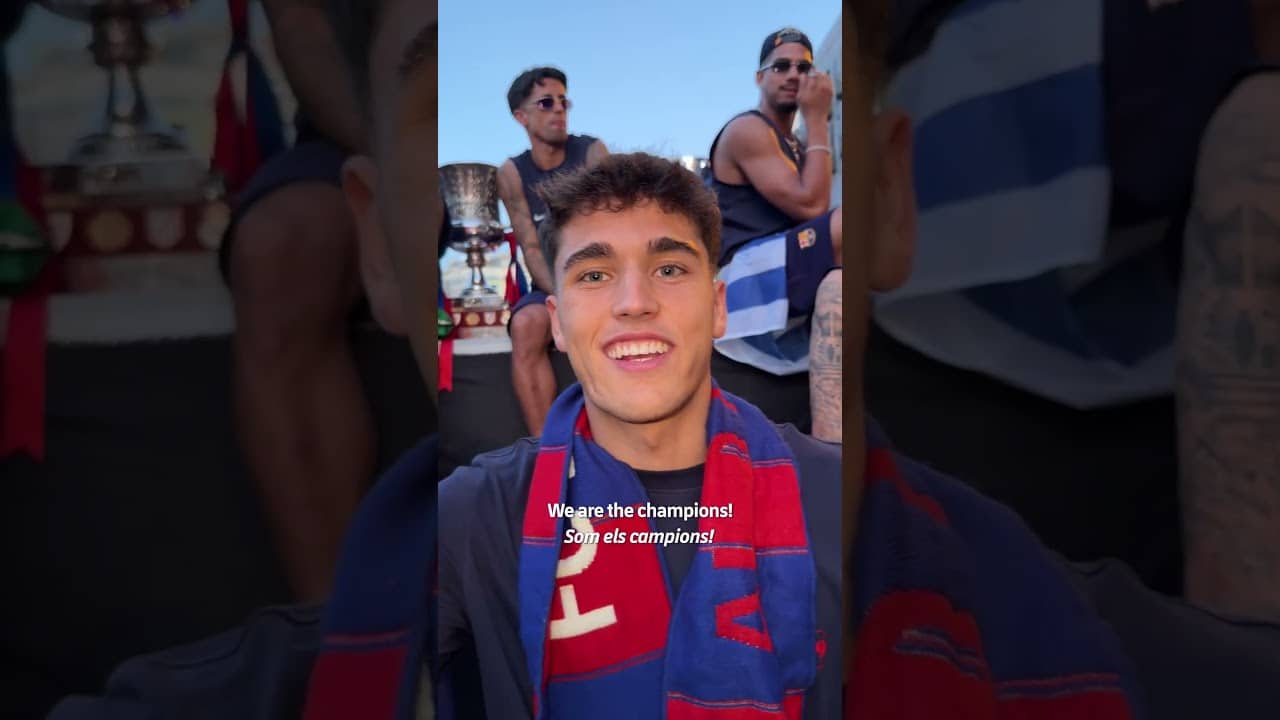 Som el BarΓ§a, i som els campions π #shorts #fcbarcelona