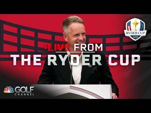 Luke Donald: Ryder Cup 'about pride', not money or rank | Live From the Ryder Cup | Golf Channel
