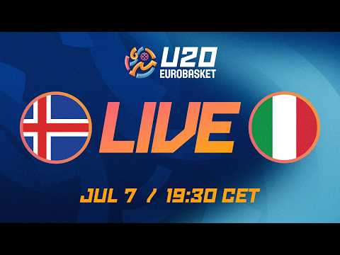 LIVE - Iceland v Italy | FIBA U20 Women's EuroBasket 2026 | Group Phase