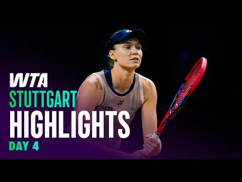 Day 4 in Stuttgart featuring Rybakina, Andreeva, Gauff, and more | WTA Match Highlights