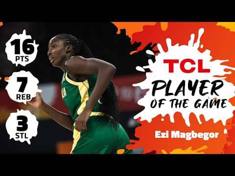 Ezi Magbegor (16 PTS) | TCL Player Of The Game | ARG vs AUS | #FIBAWWC 2026 Qualifying Tournament