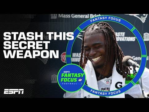 This Running Back Could Win You A Championship | Fantasy Focus