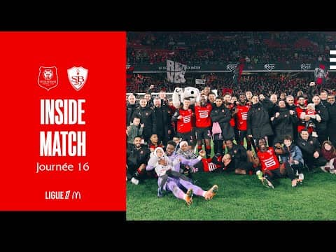 Inside avec les Rouge et Noir,  revivez en images le succès face à Brest (3-1) 🔴⚫️