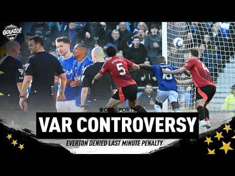 Everton DENIED penalty vs Manchester United | Last minute DRAMA at Goodison Park | Matchday